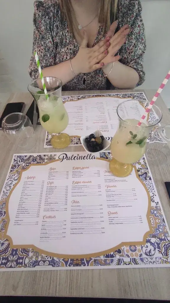 Menü_La Pulcinella_Bernissart_Bild_2