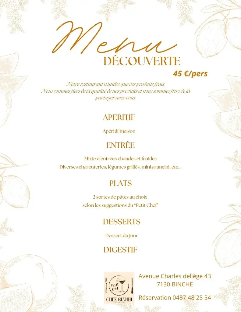 Menu_Chez gianni_Binche_image_1