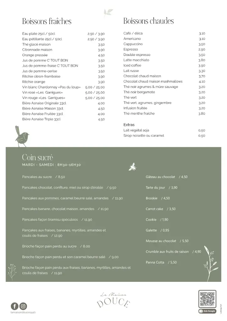 Menü_La Maison Douce_Braine-le-Château_Bild_2
