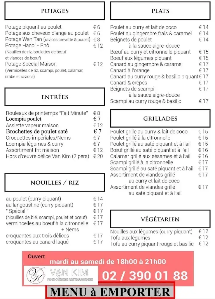 Menu_Van Kim_Braine-le-Château_image_2