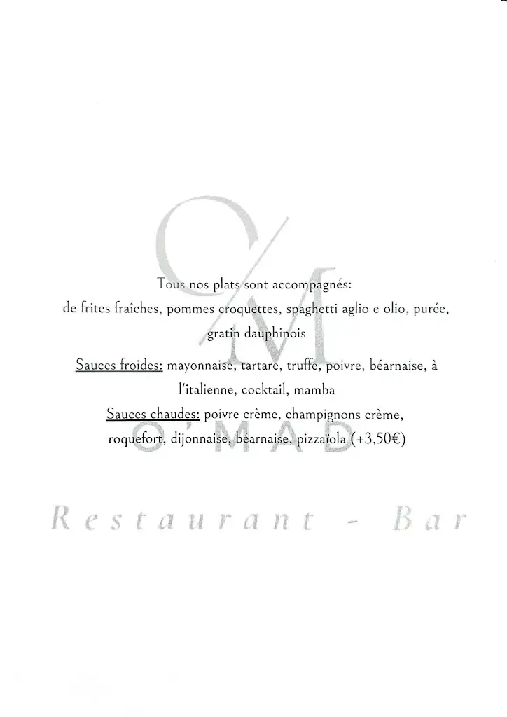 Menu_Restaurant O'Mad_Beyne-Heusay_image_3