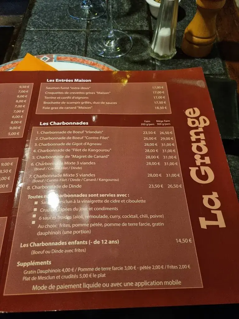 Menu_La Grange_Beyne-Heusay_imagen_3