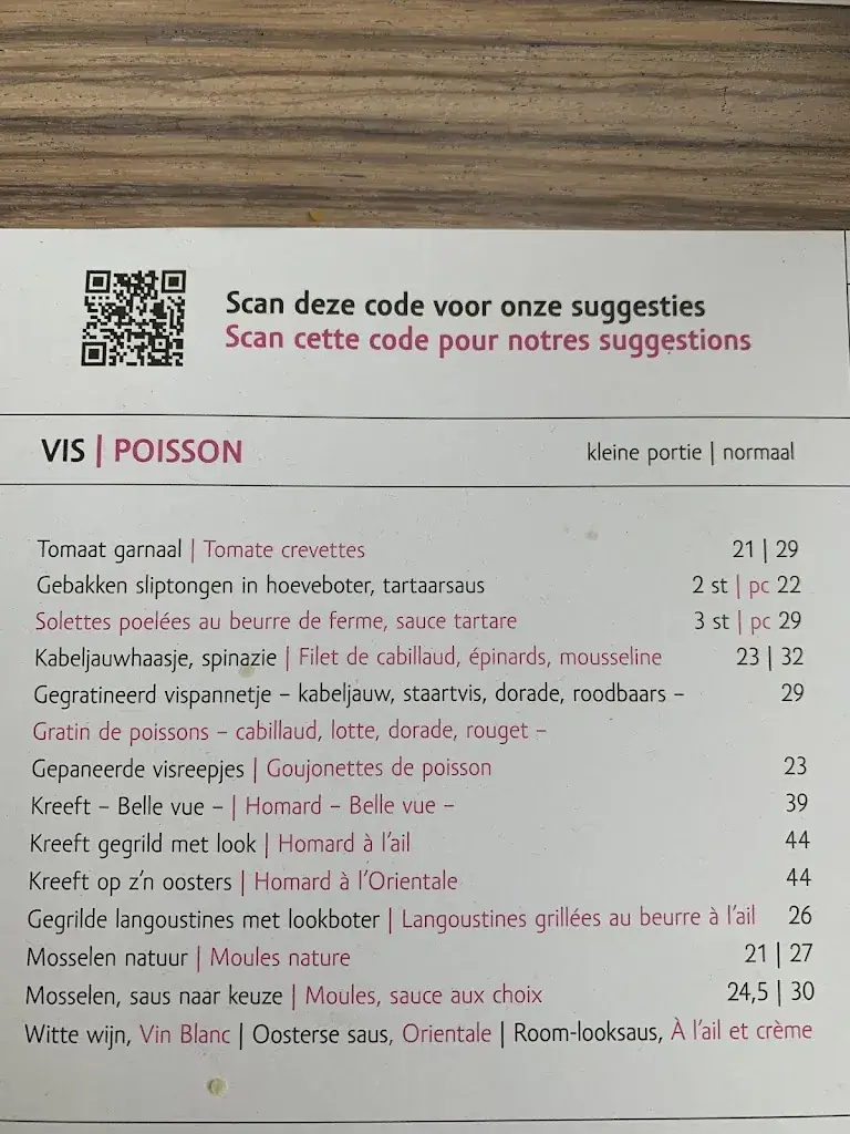 Menü_Venitien_Blankenberge_Bild_2