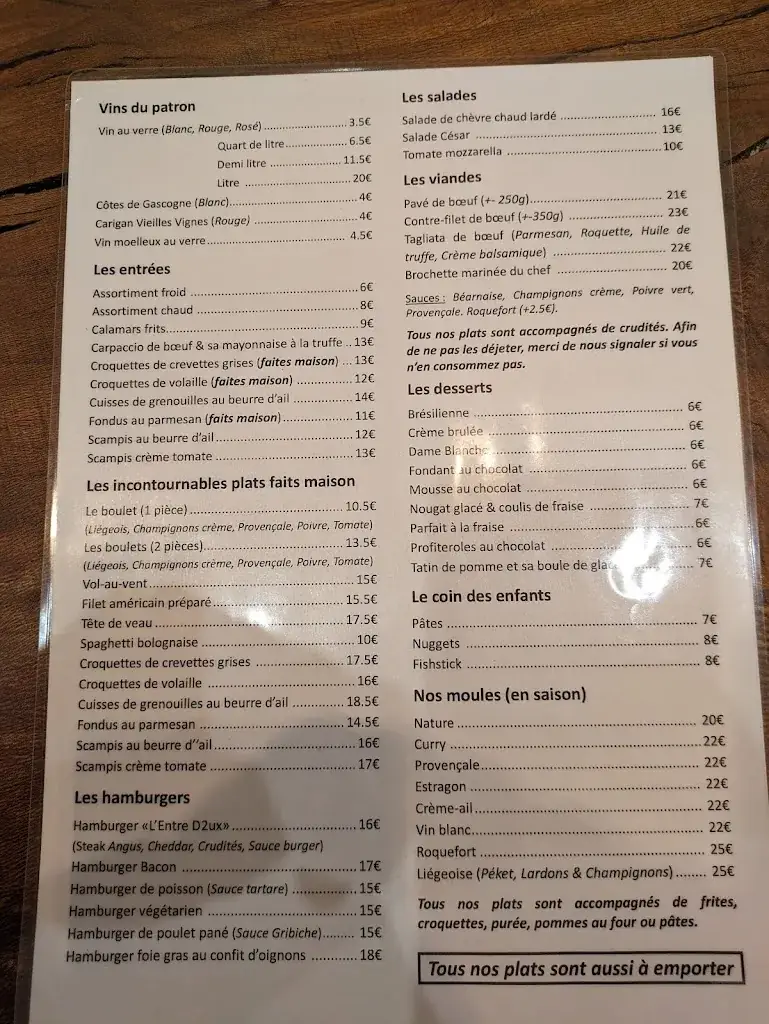 Menu_Brasserie L'entre-d2ux_Liège_image_3