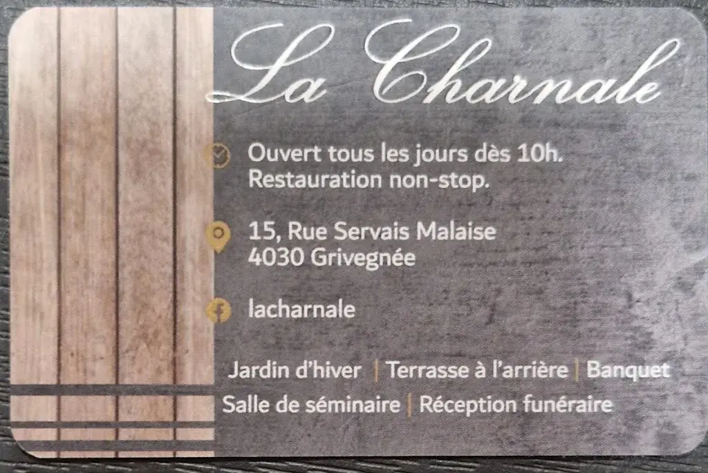 Menü_The Charnale_Liège_Bild_1