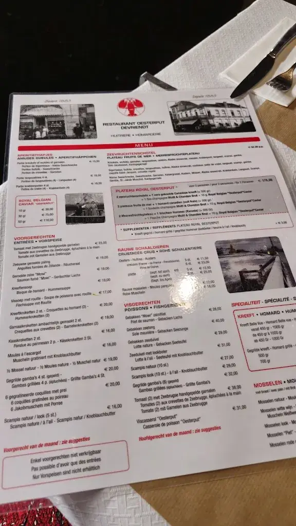 Menü_De Oesterput_Blankenberge_Bild_2
