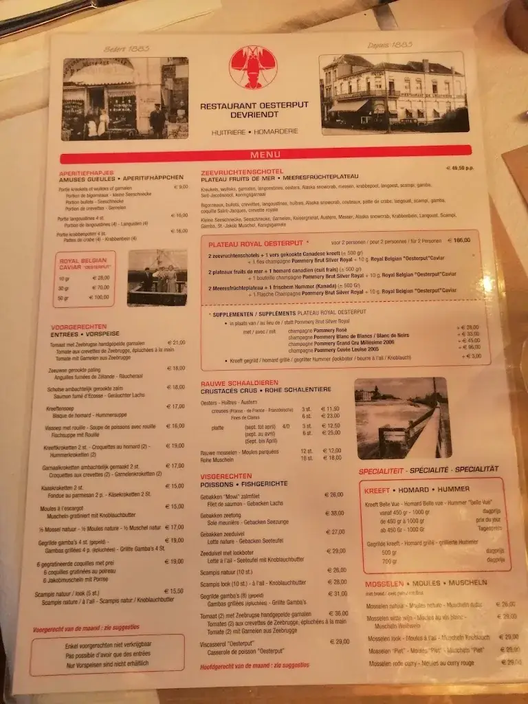 Menü_De Oesterput_Blankenberge_Bild_4