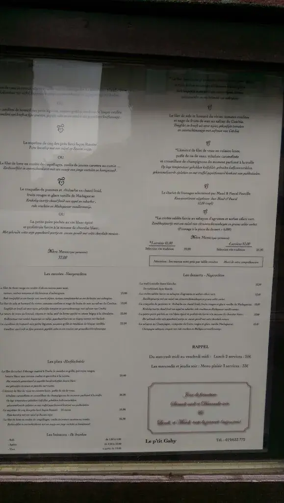 Menü_Le P'tit Gaby_Hannut_Bild_1