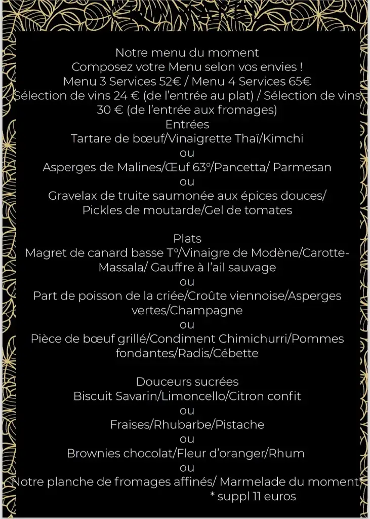 Menü_Le Chamarel_Hannut_Bild_3