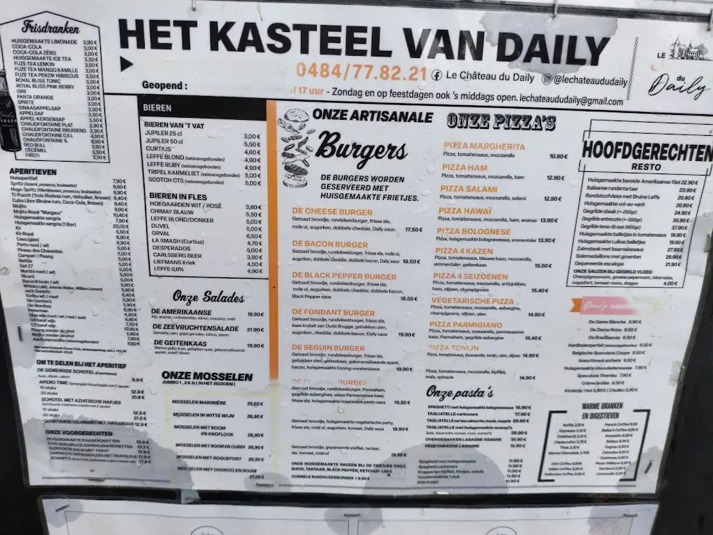 Menü_Le Chatêau de Oteppe._Burdinne_Bild_1