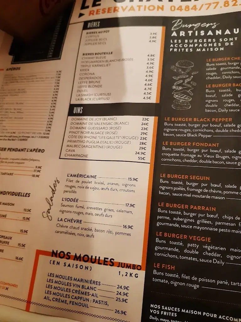 Menu_Le Château Du Daily_Burdinne_imagen_2