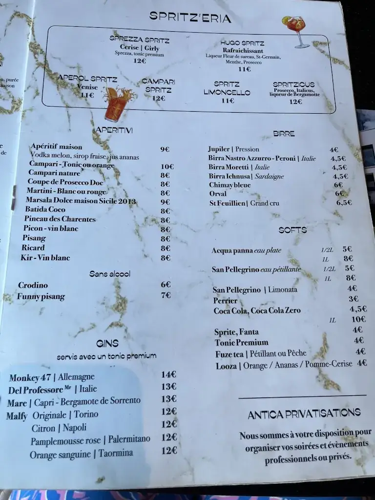 Menü_Ristorante Pizzeria Antica_Boussu_Bild_1