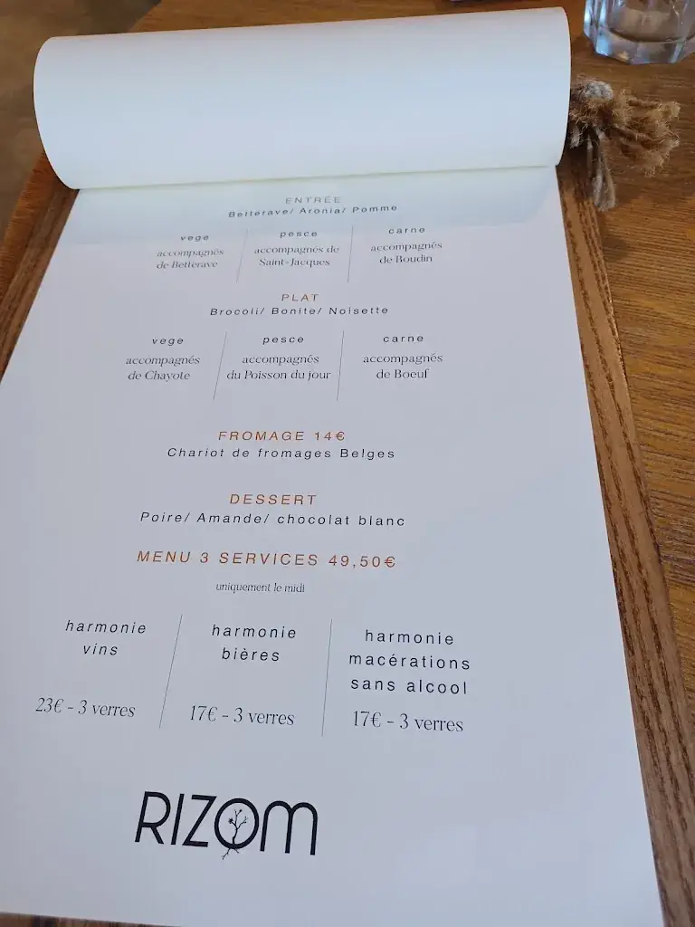 Menu_Rizom Restaurant_Boussu_image_3