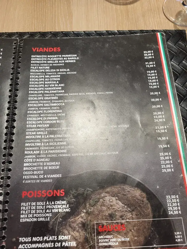 Menu_Pizzeria Del Sole_Boussu_image_3