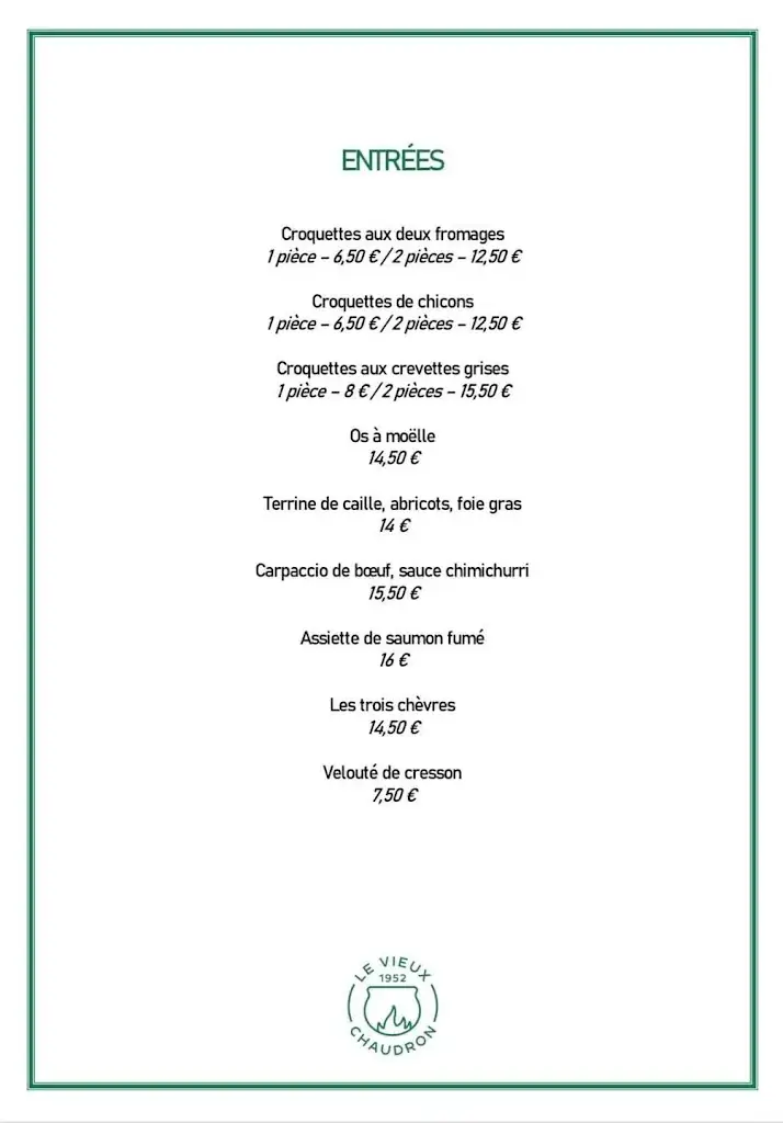 Menu_Le Vieux Chaudron_Brugelette_image_3