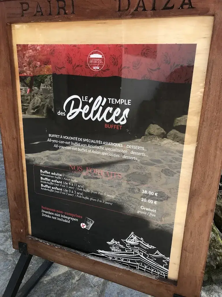 Menu_Le Temple Des Délices_Brugelette_image_1