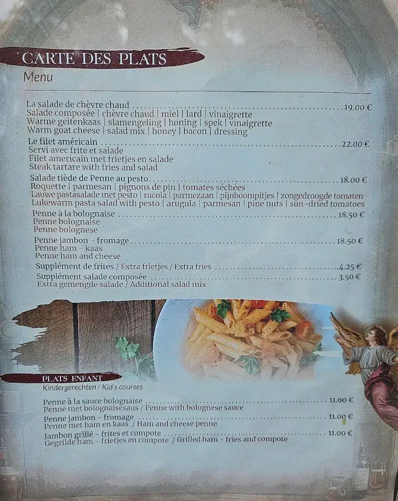 Menu_La Brasserie_Brugelette_image_1