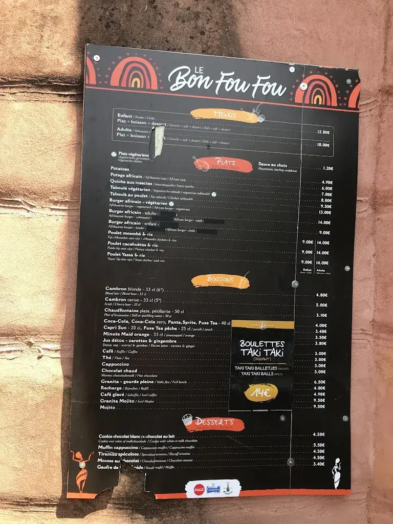 Menu_Au Bon Foufou_Brugelette_image_2