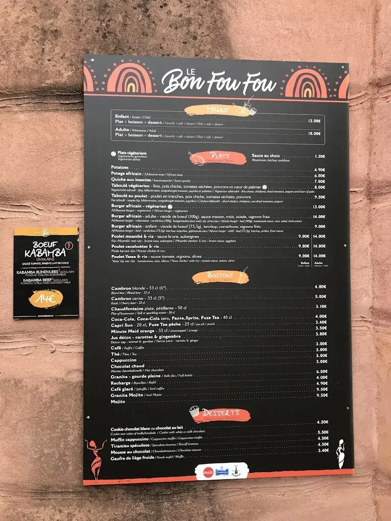 Menu_Au Bon Foufou_Brugelette_image_3