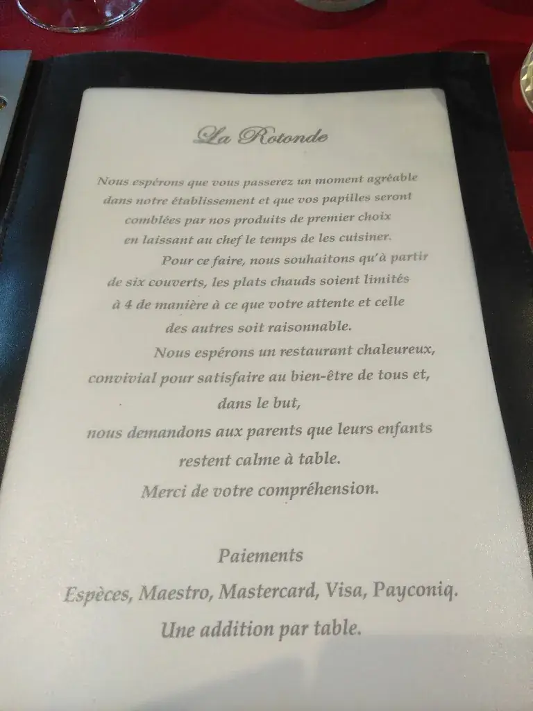 Menu_Restaurant la Rotonde de ghislenghien_Ath_image_3