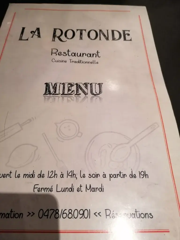 Menu_Restaurant la Rotonde de ghislenghien_Ath_image_4