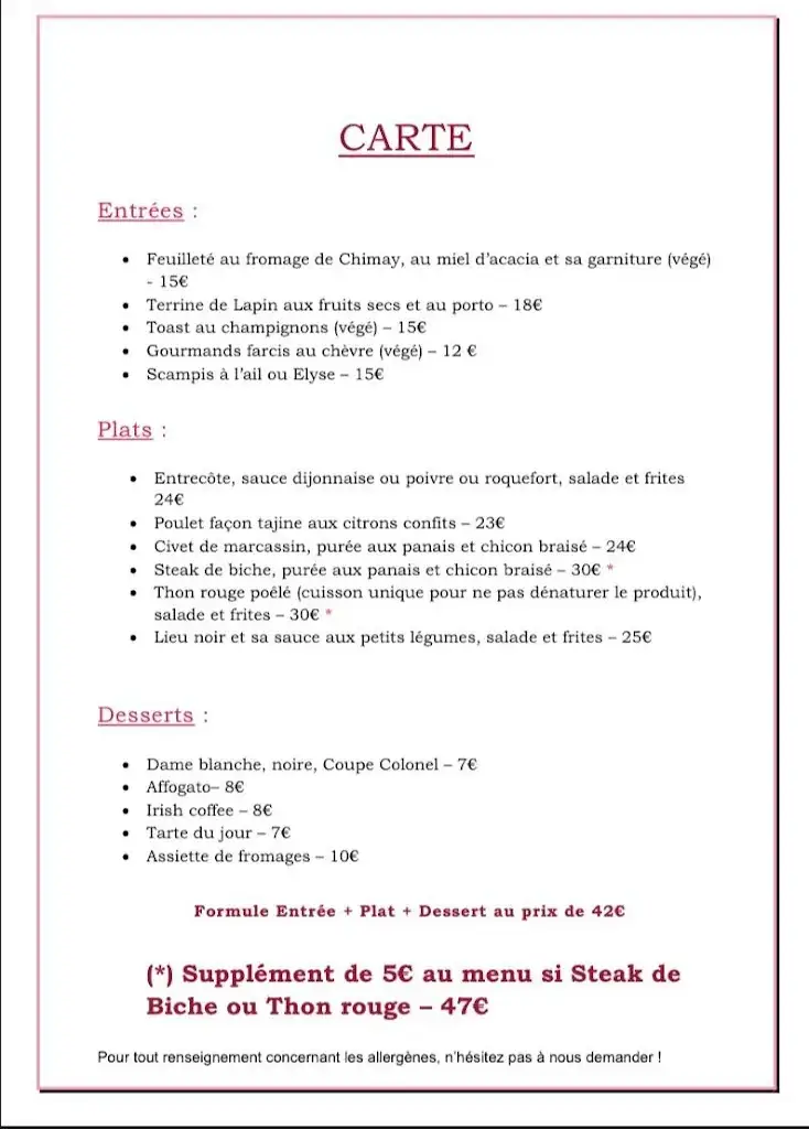 Menü_La Table d'Elyse_Cerfontaine_Bild_3