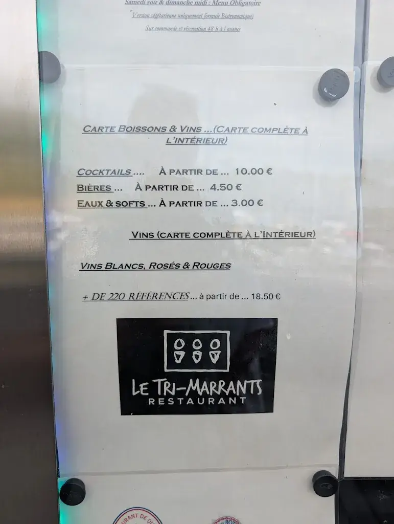 Menü_Le Tri Marrants_Froidchapelle_Bild_3