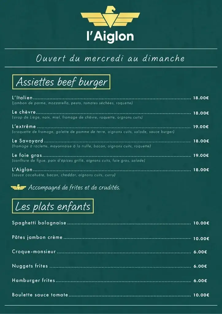 Menu_L'Aiglon_Cerfontaine_imagen_3