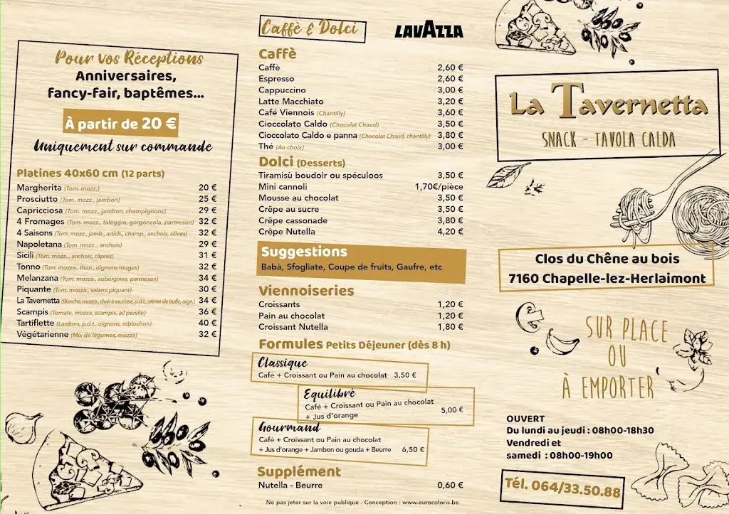 Menu_La Tavernetta_Chapelle-lez-Herlaimont_image_2