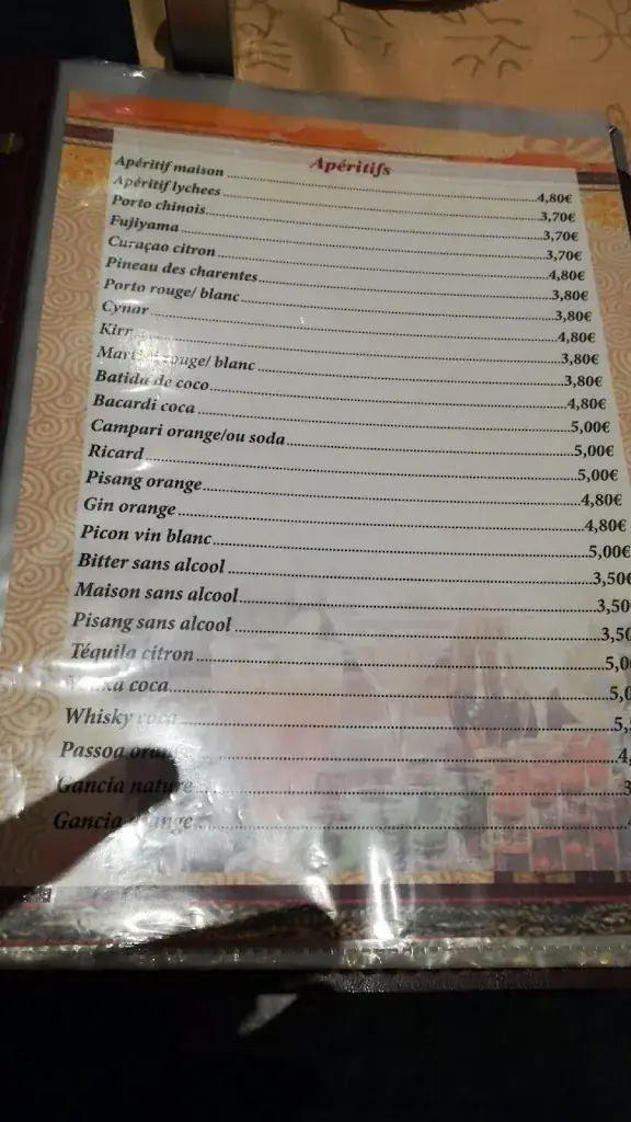 Menu_Le China Crystal / Y-F._Chapelle-lez-Herlaimont_image_4