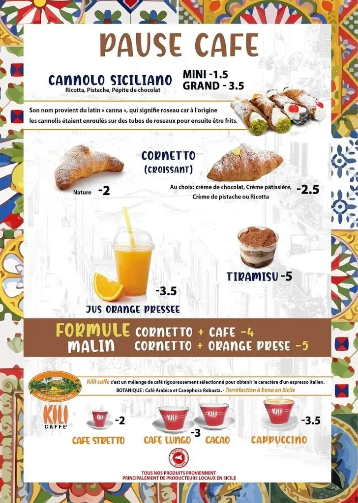 Menu_Pizzeria P3 Charleroi Sicily Food&Bar_Charleroi_image_3