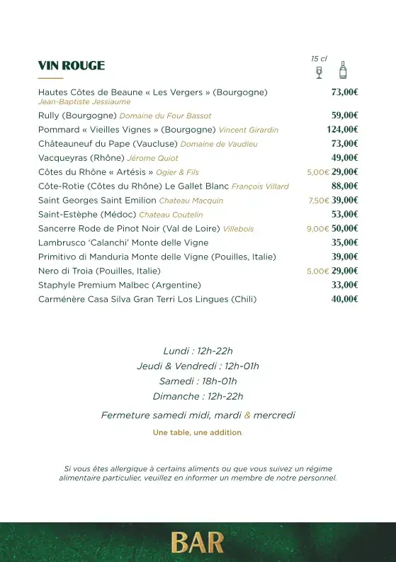 Menu_W Tapas Resto Bar_Charleroi_image_4