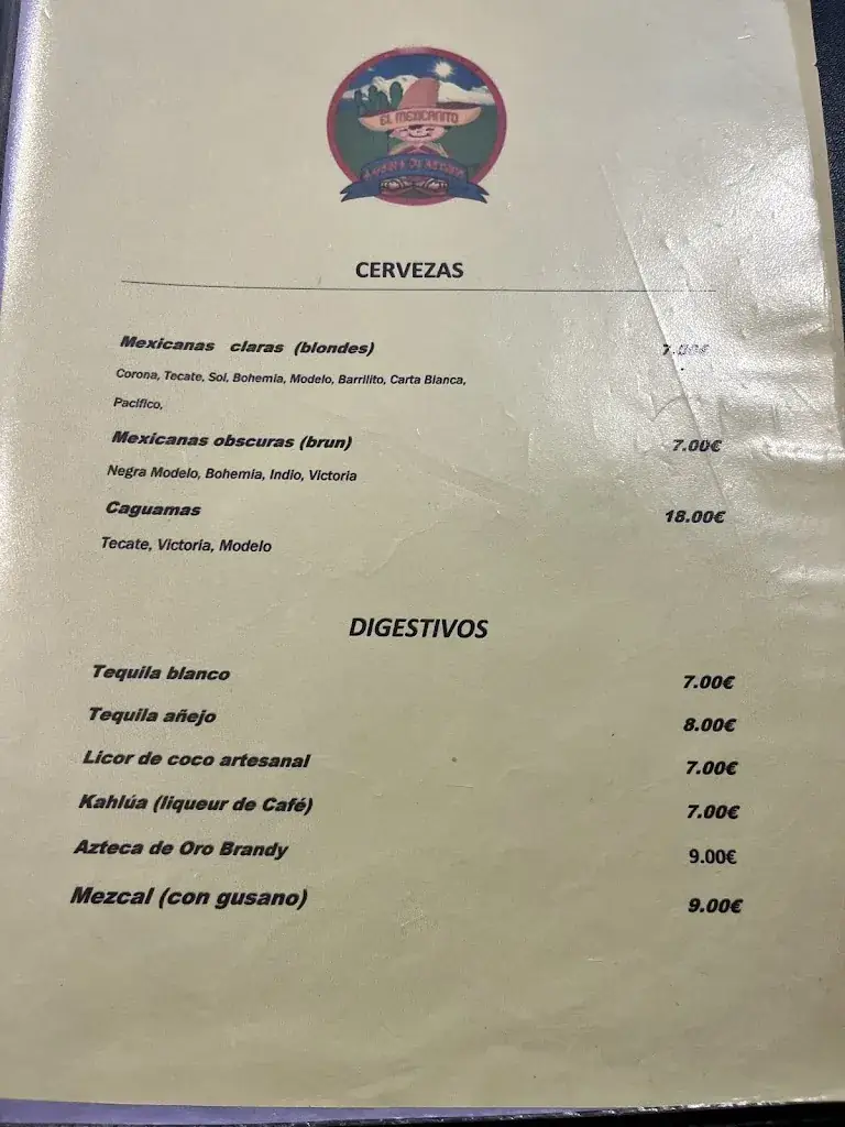 Menu_El Mexicanito_Charleroi_image_2