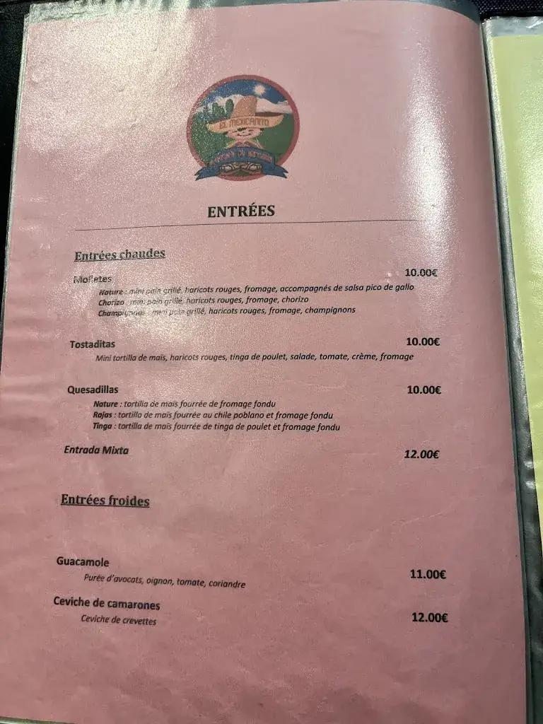 Menu_El Mexicanito_Charleroi_image_4