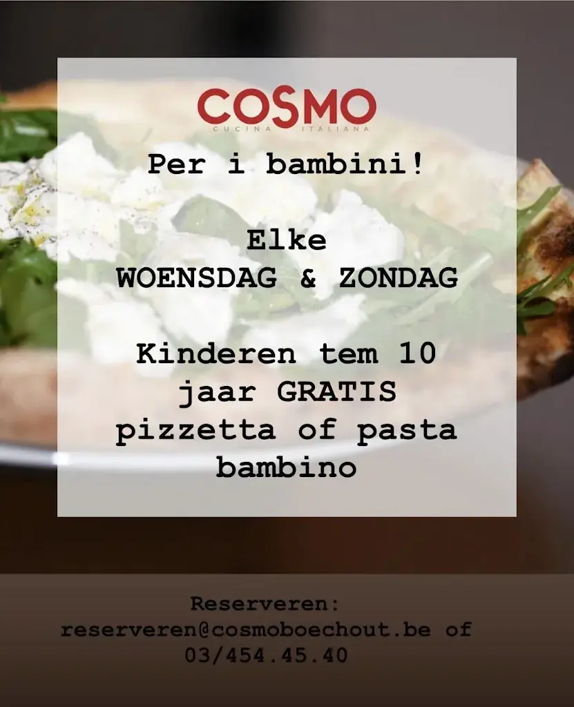 Menu_Cosmo Cucina Italiana_Boechout_image_3