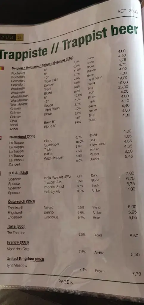 Menu_Pub 24_Bütgenbach_image_3