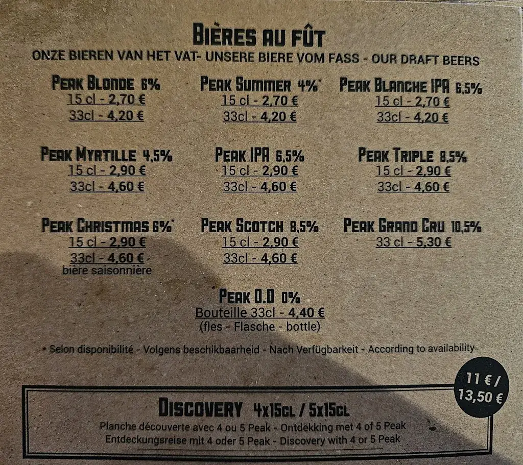 Menu_Belgium Peak Beer_Waimes_image_3