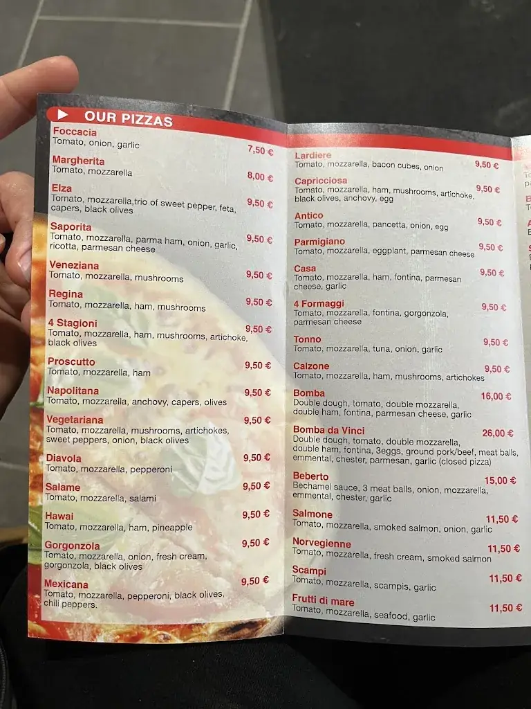 Menu_Pizza SAPORITA Brognon / Christophe_Chièvres_image_2