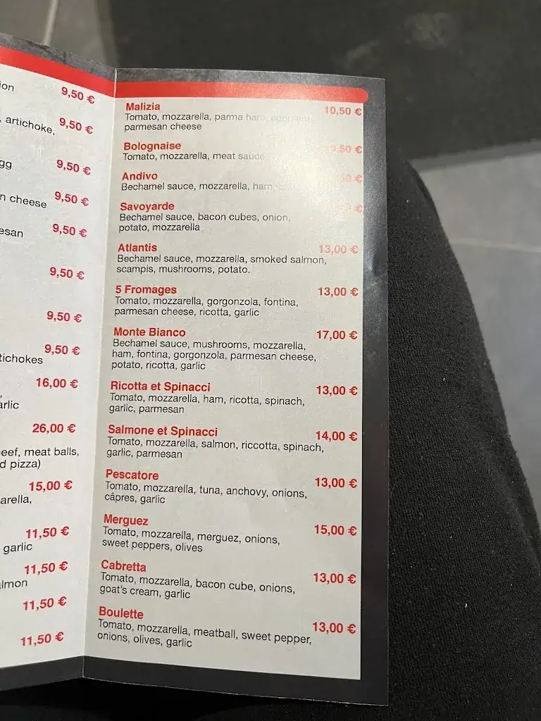 Menu_Pizza SAPORITA Brognon / Christophe_Chièvres_image_3