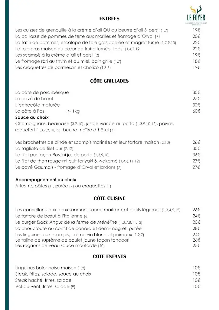 Menu_Le Foyer_Chiny_image_2