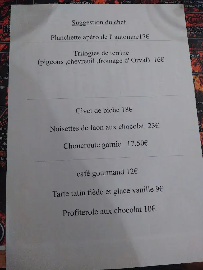 Menü_Le Moulin Cambier_Chiny_Bild_2