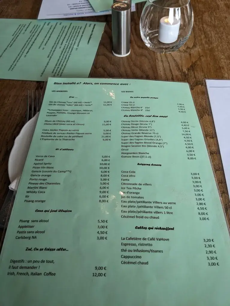 Menu_Poul & Boul_Chimay_image_1