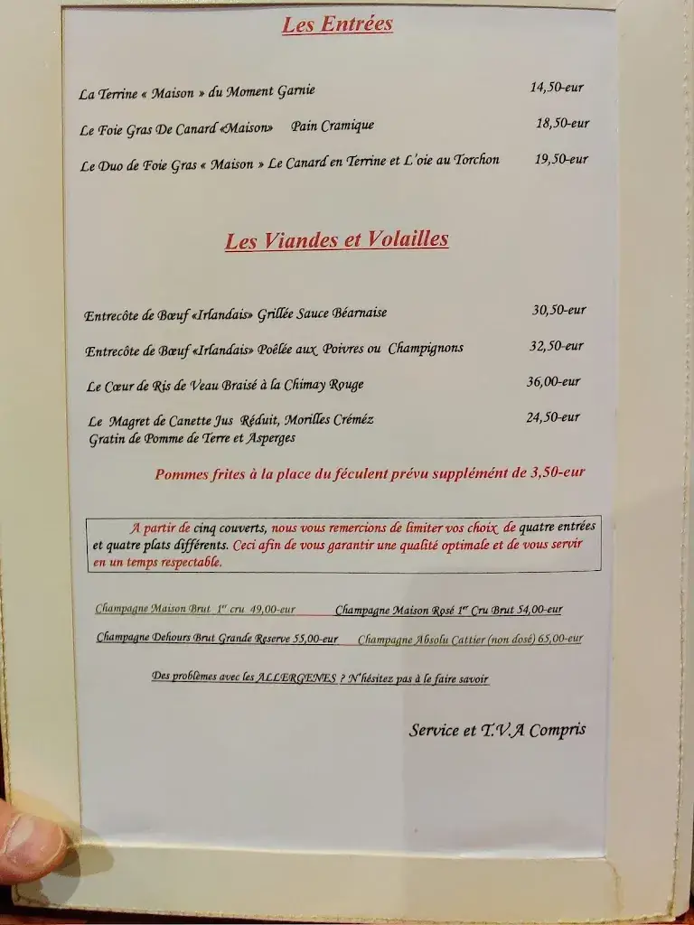 Menü_La Malterie_Chimay_Bild_1