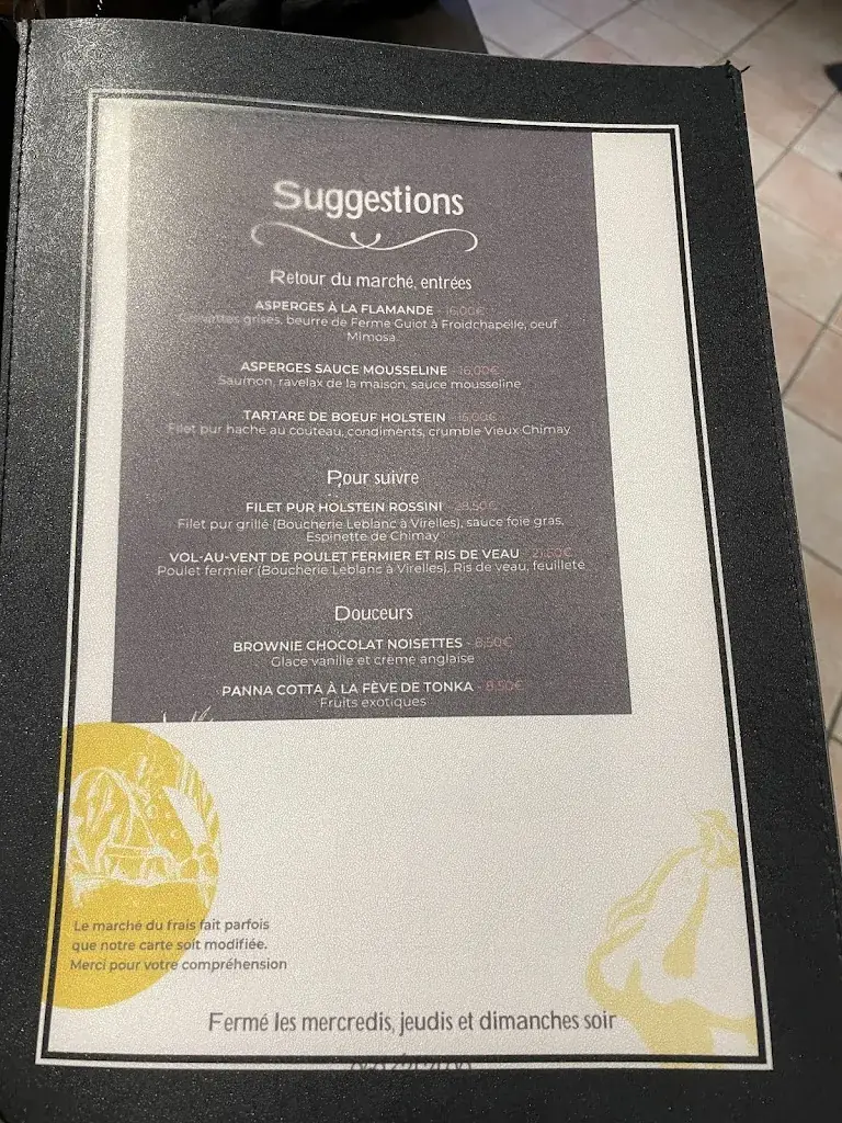 Menü_La Charlotte_Chimay_Bild_3