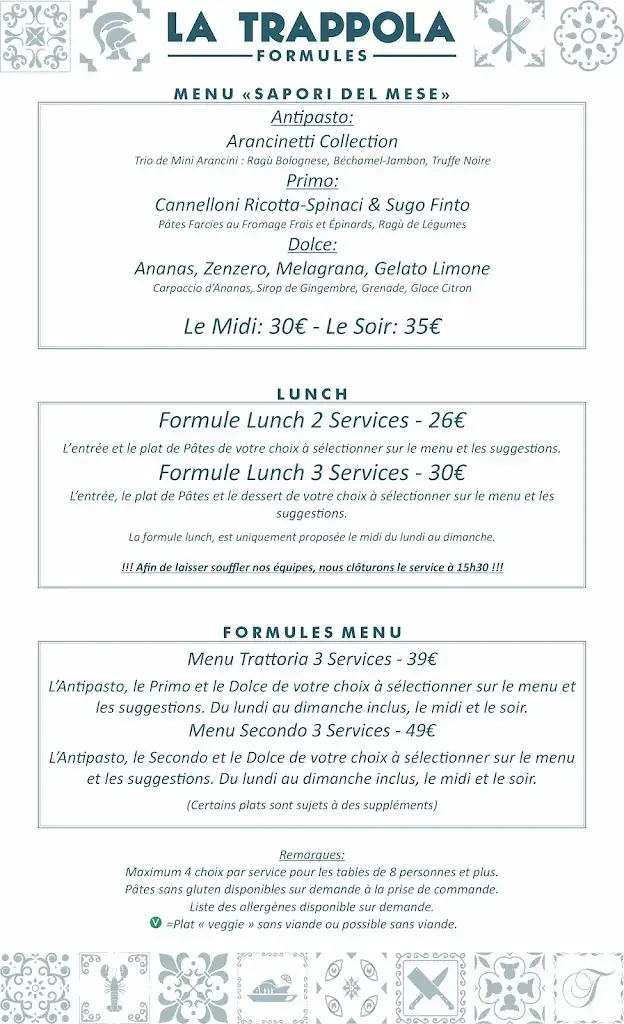 Menü_LA TRAPPOLA_Chaudfontaine_Bild_1