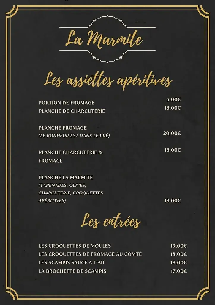 Menu_Sprl La Marmite_Ciney_image_1