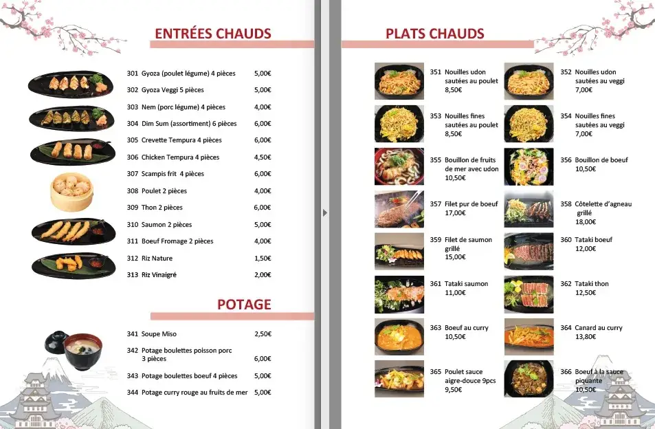 Menu_le bonheur_Ciney_image_1