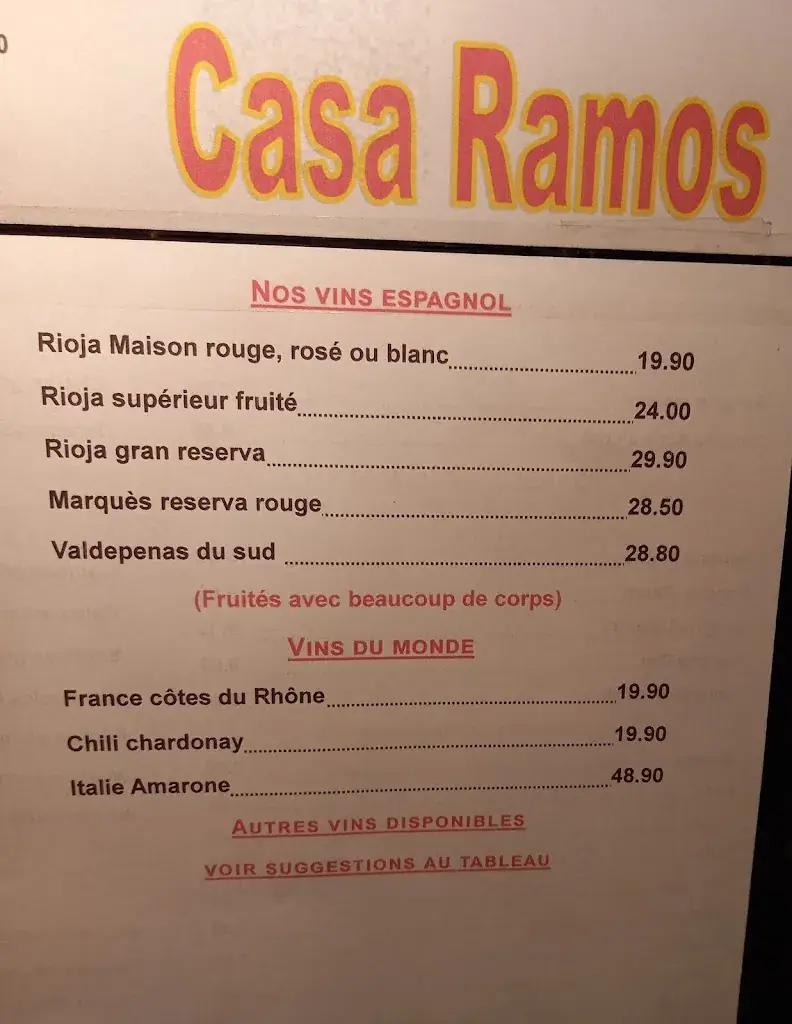 Menu_Casa Ramos_Courcelles_image_2