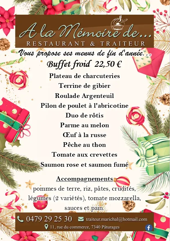 Menü_A la Memoire de..._Colfontaine_Bild_1