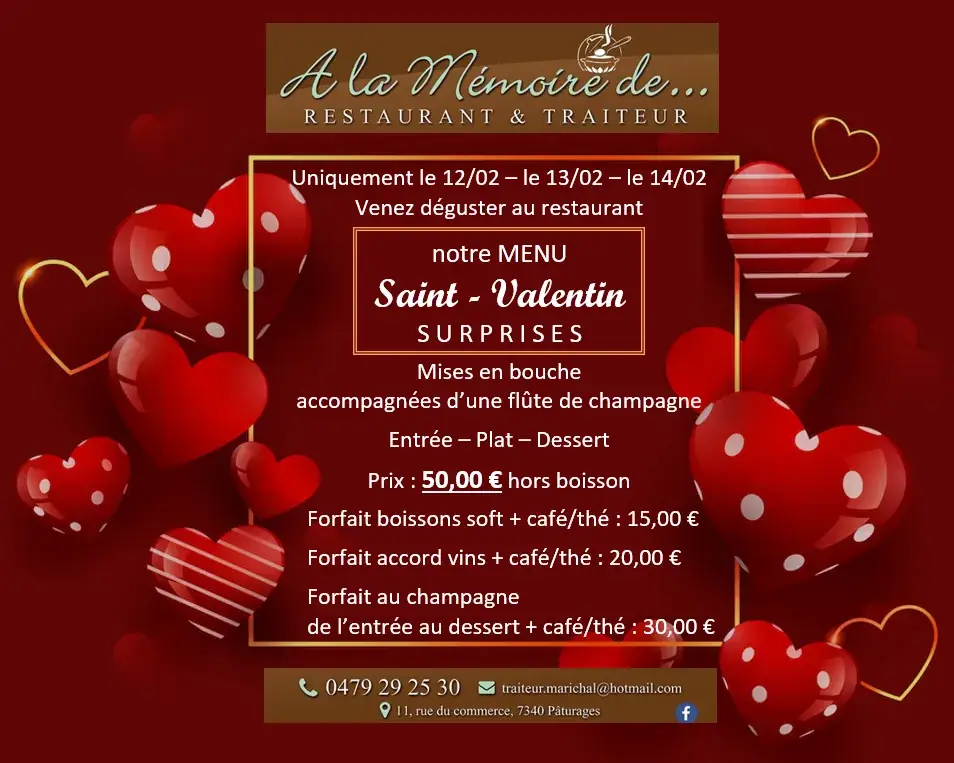 Menü_A la Memoire de..._Colfontaine_Bild_4